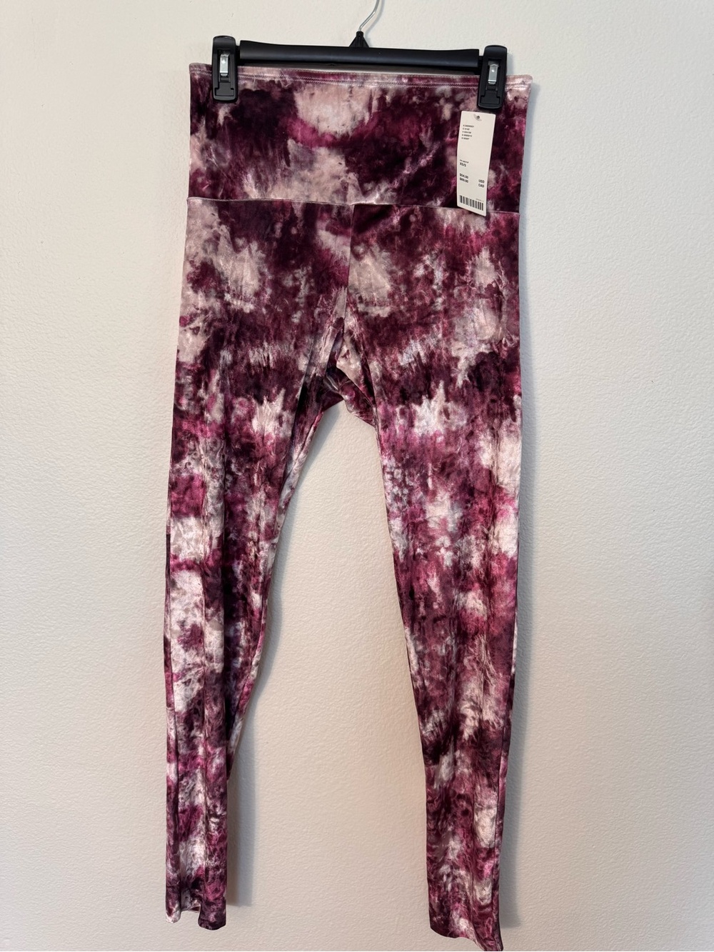 Urban Outfitters Maroon and Pink Tie-Dye Leggings